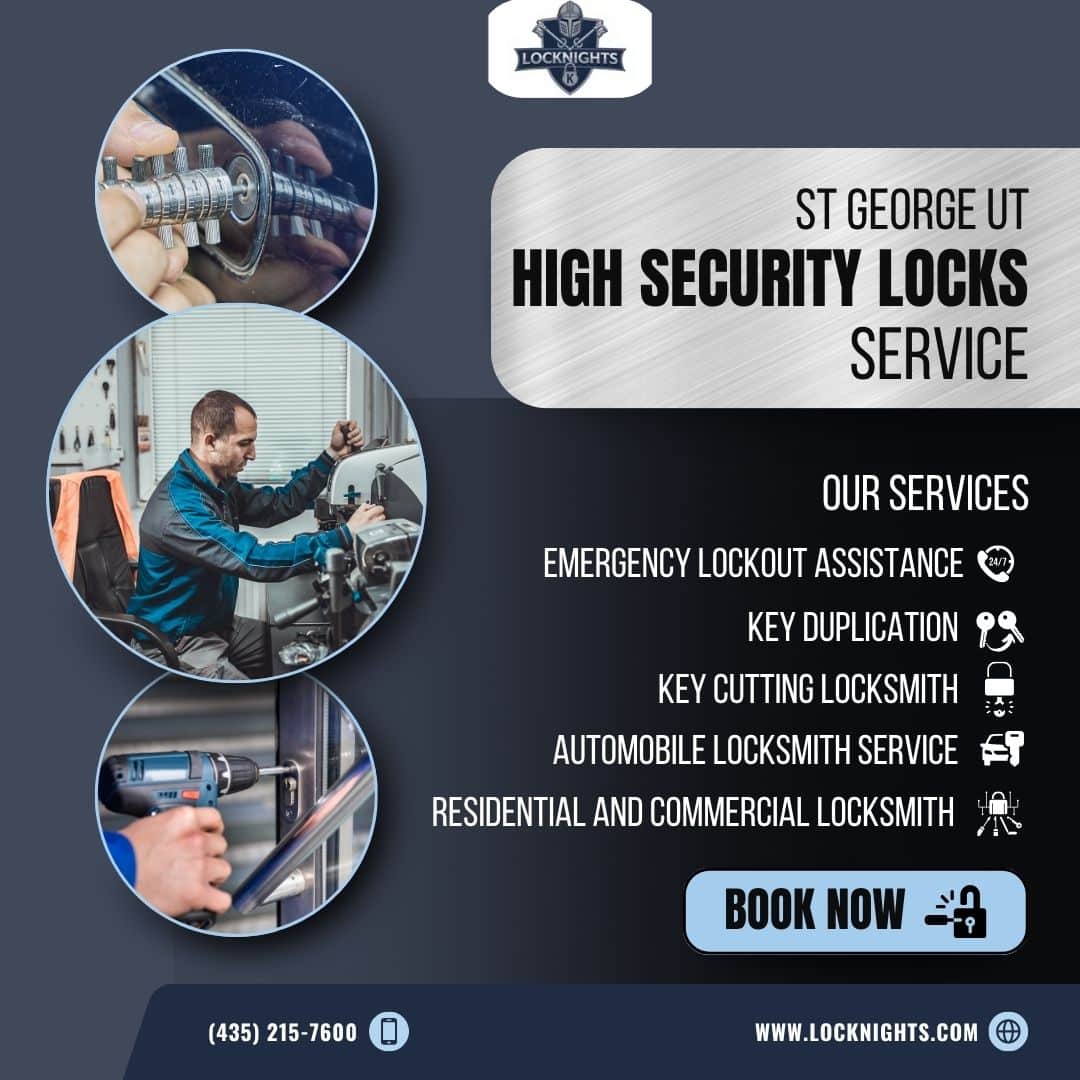 St George UT High Security Locks