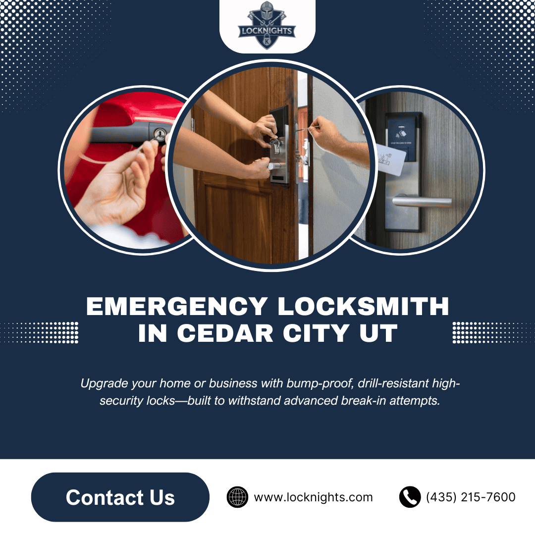 Emergency Locksmith in Cedar City UT