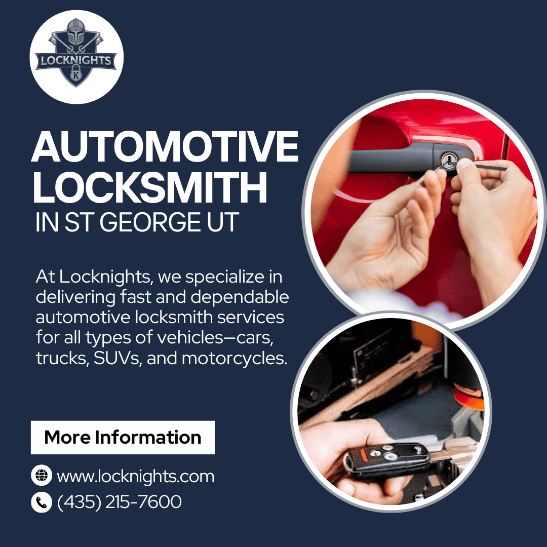 Automotive Locksmith in St George UT